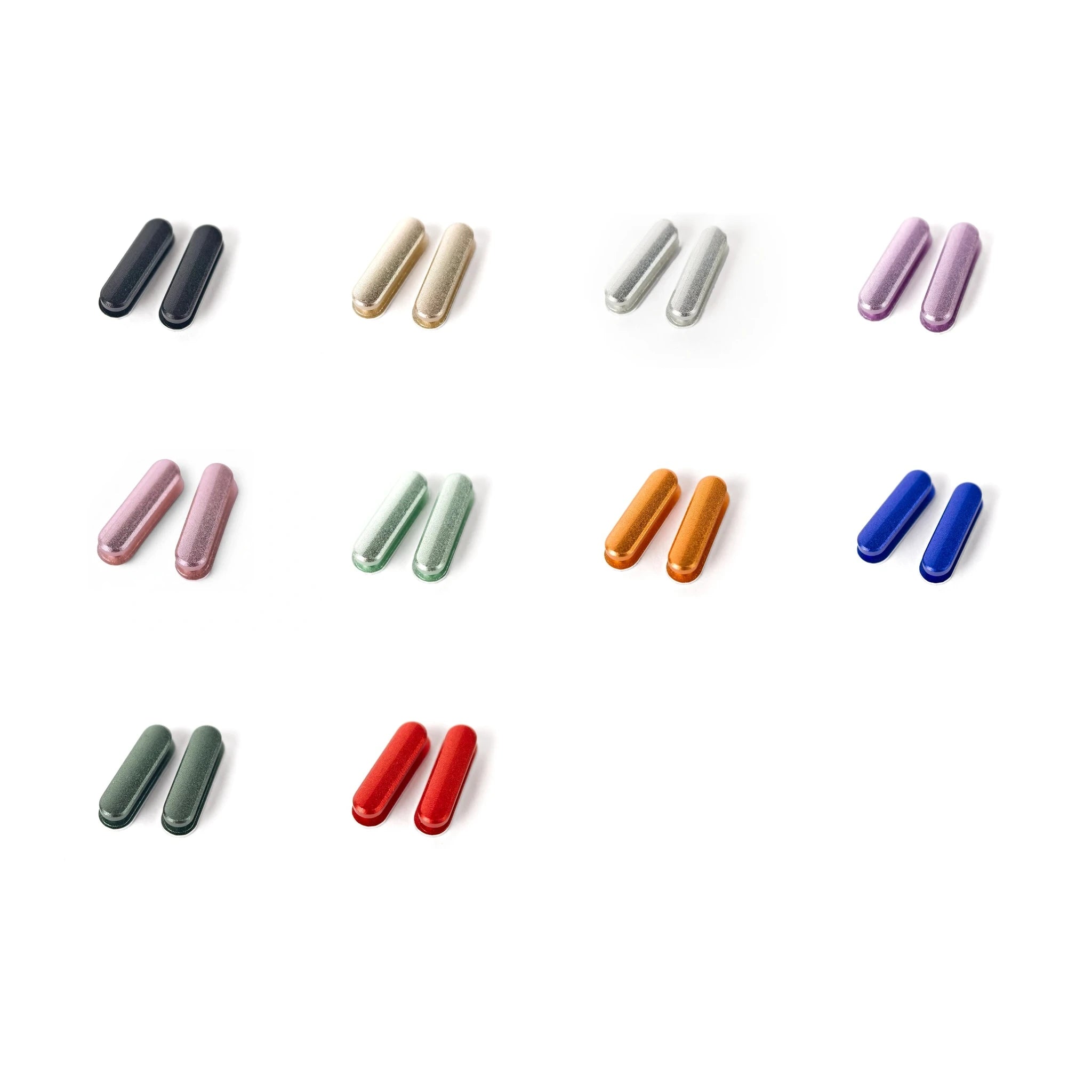 OCase metal button set single-pair color collage