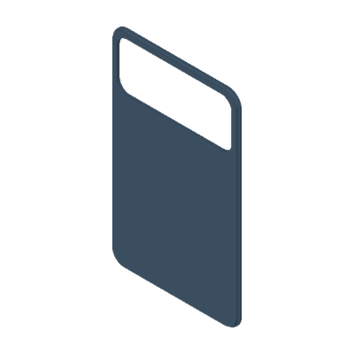 MCase for Elite Backplate — No personalization — Blue