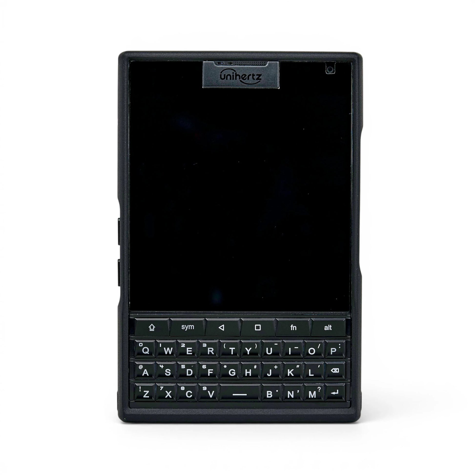 OCase Material Edition XUAN black frame front view for Unihertz Titan 2