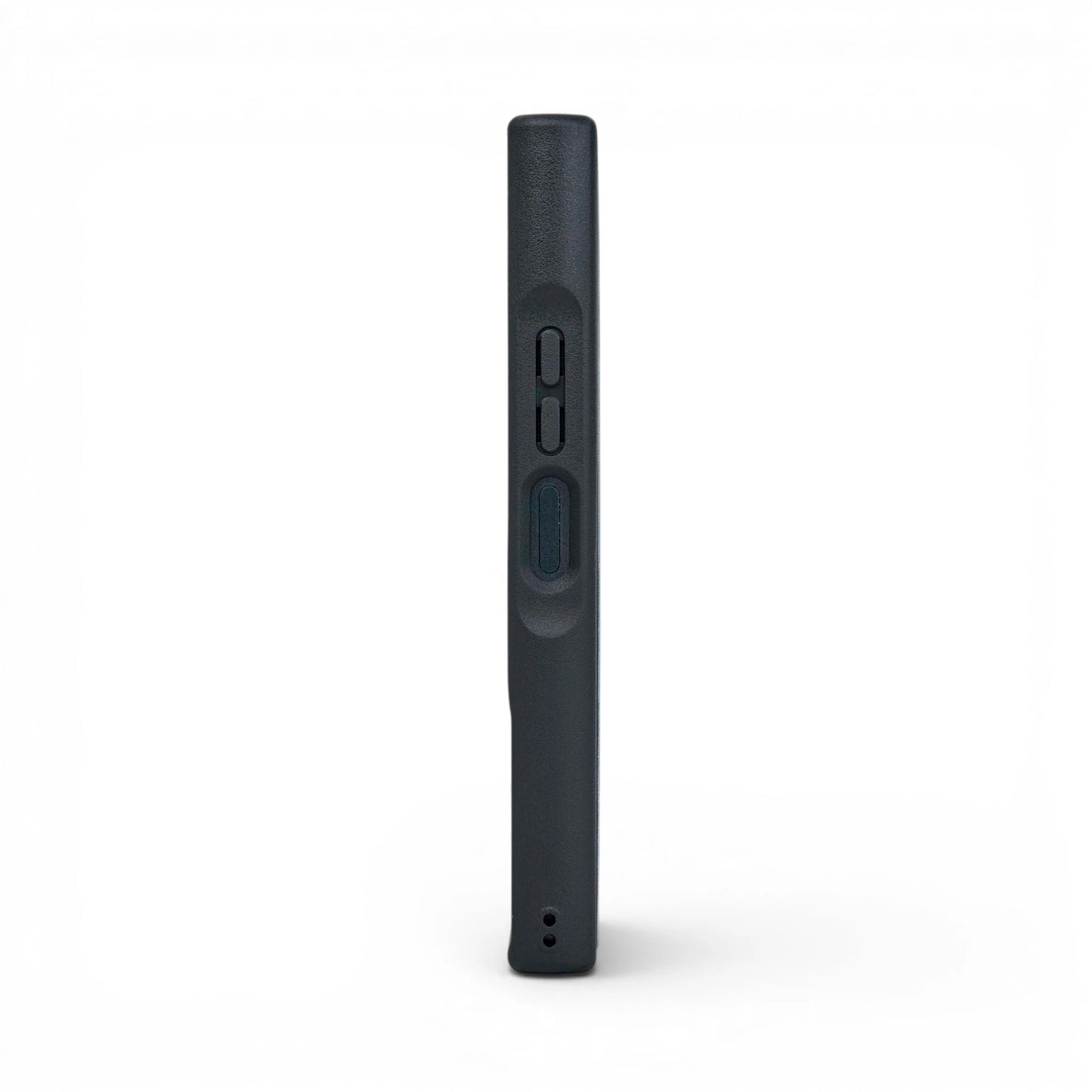 OCase Material Edition XUAN black frame button side view