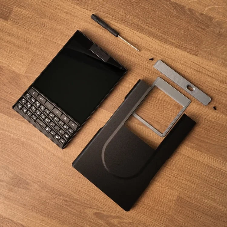 MCase magnetic version for Titan 2 shown with its modular 3D-printed parts